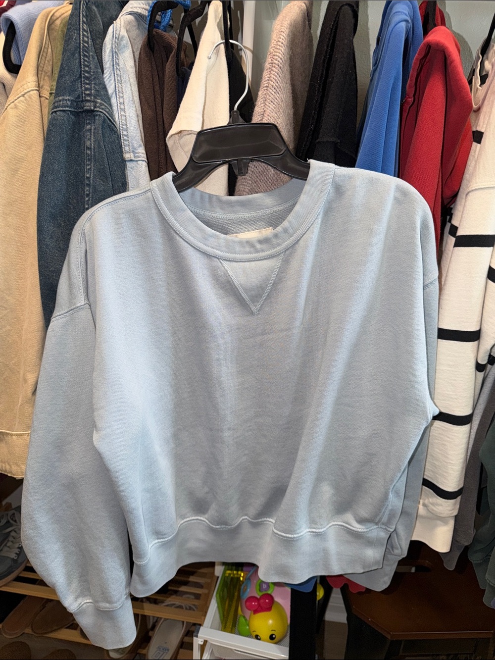 Buck Mason VINTAGE INTERLOOP OVERSIZED CREW